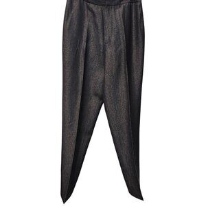 NWOT Vintage 80s Linda Allard Ellen Tracy Tailored Wool Pants Black | 2P